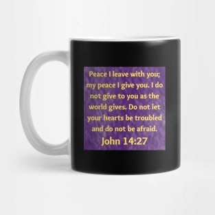 Bible Verse John 14:27 Mug